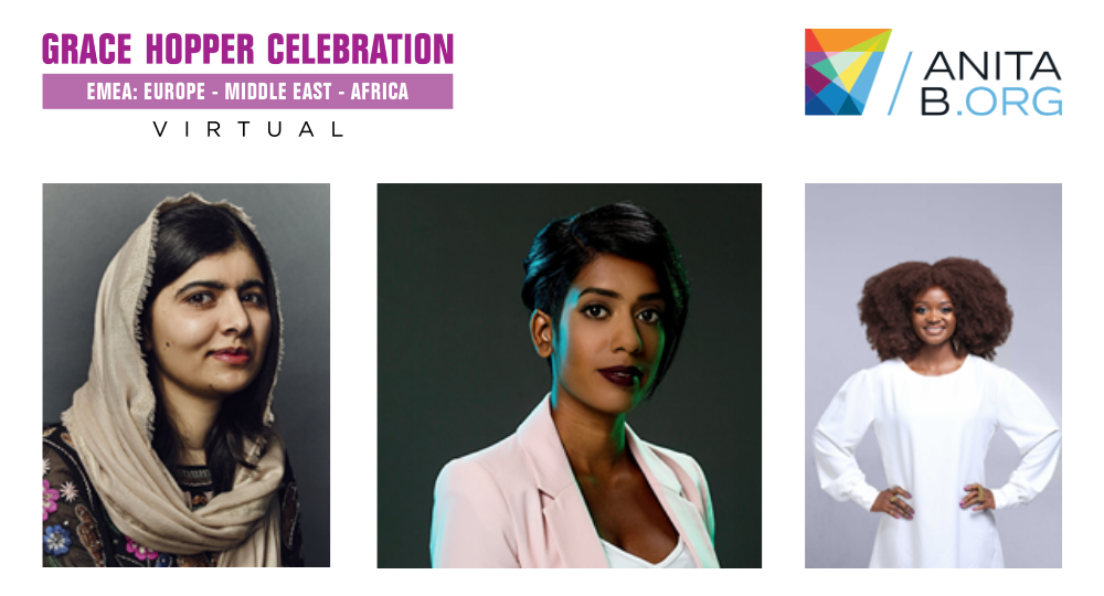 Foto de Malala Yousafzai, Sheree Atcheson y Evelyn Namara en la