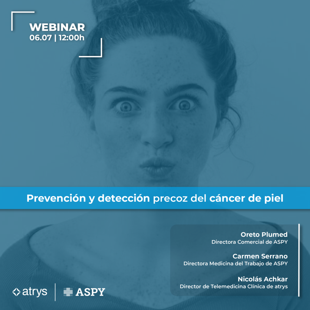 Foto de Webinar sobre prevencion del cáncer de piel el 6 de julio a